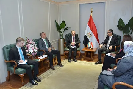 مصر وبلغاريا تتفاوضان حول رفع كميات واردات القمح وتعزيز التعاون في مجالات الصناعات الغذائية واللوجستيات. مصر وبلغاريا تتفاوضان حول رفع كميات واردات القمح وتعزيز التعاون في مجالات الصناعات الغذائية واللوجستيات.