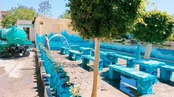 محافظ الغربية يراقب مشاريع التجميل في قرية الدلجمون بكفر الزيات ويثني على المظهر الحضاري.