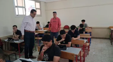 وكيل التعليم في الغربية يقوم بزيارة مجموعة من مدارس المحلة خلال اليوم الثاني من امتحانات النقل