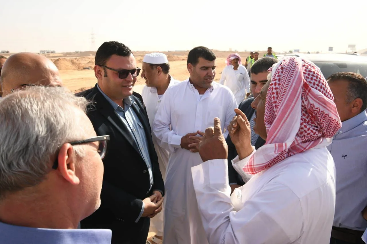 وزير الإسكان يتفقد سير العمل بالتجمع العمراني غرب الضبعة بالساحل الشمالي