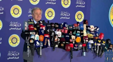 جوتيريش: نستنكر أي فعل يهدف إلى إبعاد الفلسطينيين عن أراضيهم.