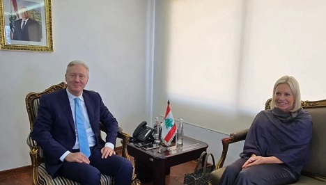 وزير الخارجية اللبناني والمنسقة الخاصة للأمم المتحدة يؤكدان ضرورة وقف الاعتداءات الإسرائيلية