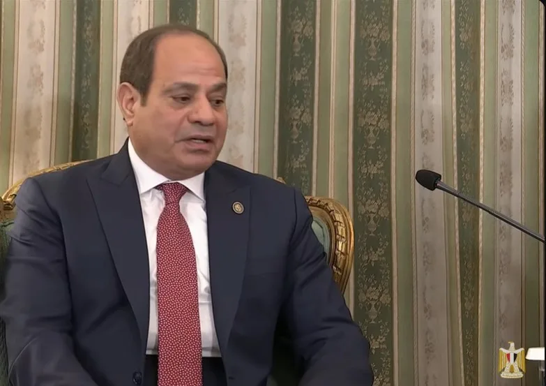 الرئيس السيسي: حريصون على عدم تهجير الفلسطينيين من غزة بشكل طوعي أو قسري