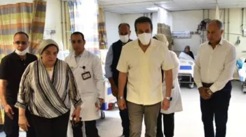 توجيه عاجل من وزير الصحة لمستشفى وادي النطرون بالبحيرة للتعامل مع حالات مصابي حوادث الطرق