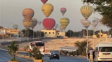 60 رحلة بالون هوائي تنقل 2400 سائح من جنسيات متنوعة في الأقصر