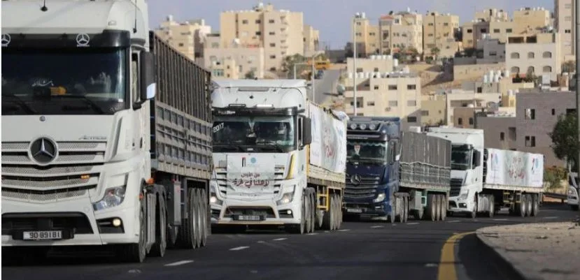 هيئة حقوقية فلسطينية: الآلية الإسرائيلية لإدخال المساعدات لغزة تهدف لتهجير الفلسطينيين قسرا