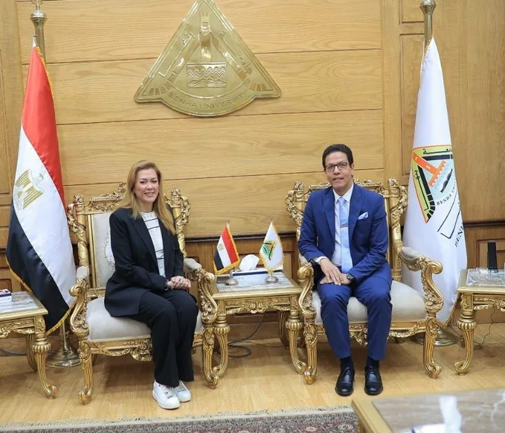 محافظ القليوبية يبحث مع المدير التنفيذي للأكاديمية الوطنية للتدريب سبل رفع كفاءة العاملين بالمحافظة