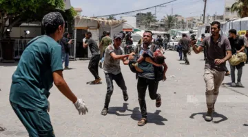 49 شهيدا جراء قصف الاحتلال مدرستين في مخيم البريج ومدينة غزة