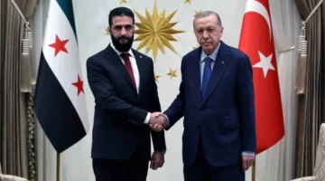 الرئيس التركي يعقد لقاء ثنائياً مع نظيره السوري في إسطنبول