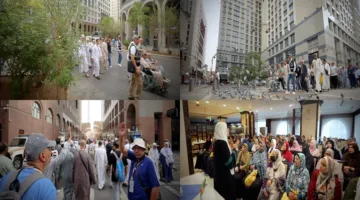 وفد وزارة الداخلية لحجاج القرعة يقوم بزيارة الروضة الشريفة