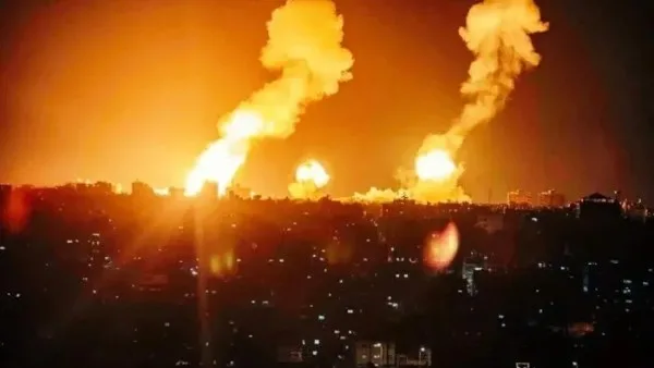 7 غارات أمريكية تستهدف مديرية الحزم بمحافظة الجوف في اليمن