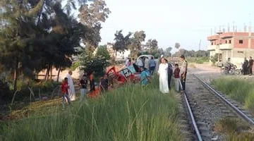 وفاة شخص نتيجة تعرضه للدهس بواسطة قطار أثناء عبوره سكة الحديد في الفيوم