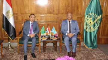 محافظ القليوبية يلتقي سفير كازاخستان لاستكشاف فرص التعاون وتوأمة المدن.