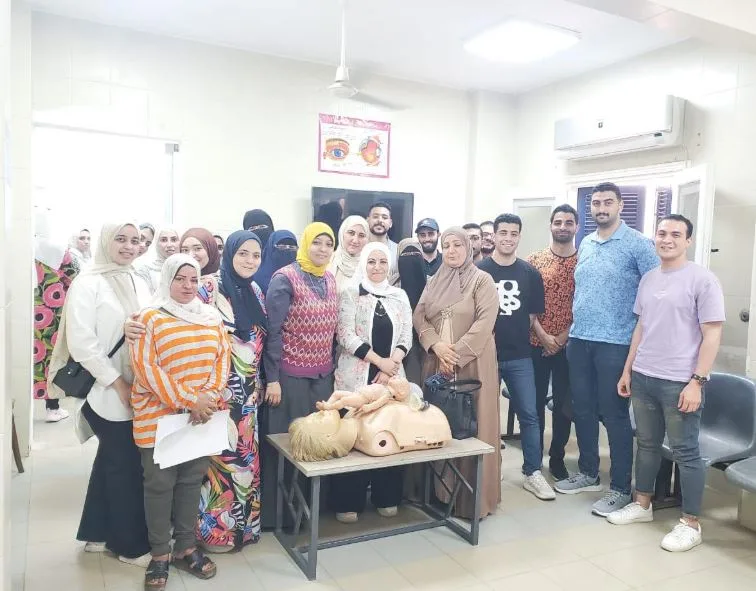 صحة دمياط: تدريب الموظفين في وحدات الشيخ ضرغام والخياطة والركابية على الإنعاش القلبي الرئوي صحة دمياط: تدريب الموظفين في وحدات الشيخ ضرغام والخياطة والركابية على الإنعاش القلبي الرئوي