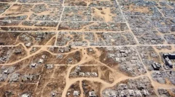 غزة: بلدية خزاعة في شرق خان يونس تعلن عن منطقة منكوبة بالكامل