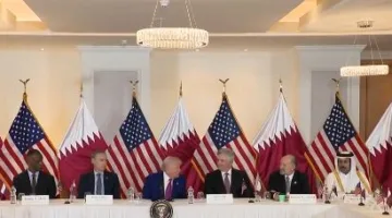 ترامب: زيارتي للمنطقة تمثل نقطة تاريخية.. وقد جمعنا تريليونات الدولارات من الاستثمارات.