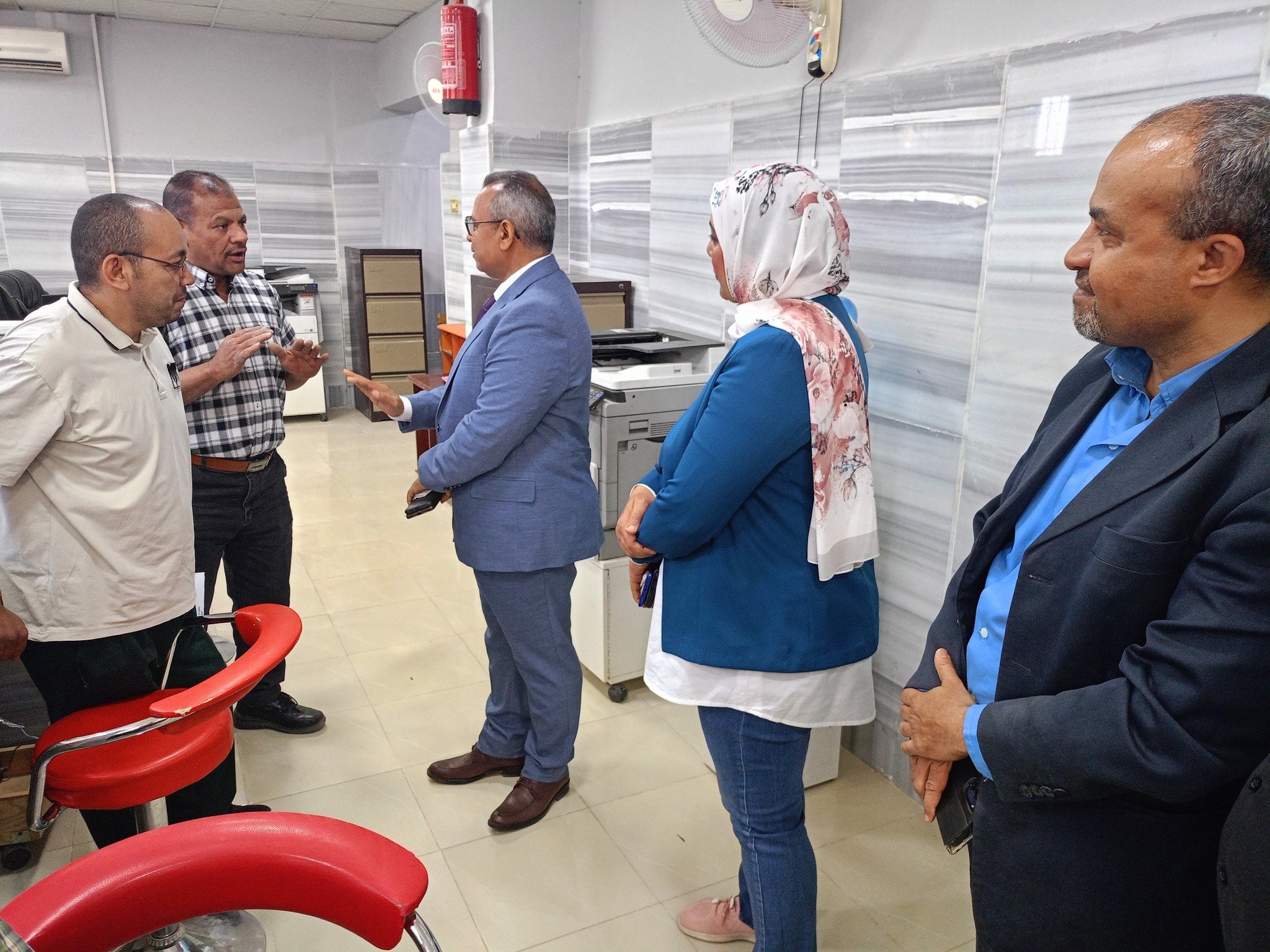 نقاش حول سير العمل