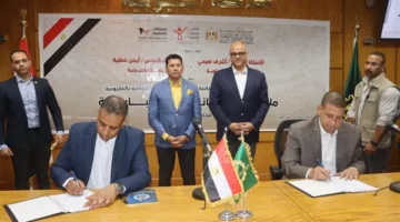 وزير الرياضة ومحافظ القليوبية يشاركان في توقيع اتفاقية لتنظيم الإعلانات في المؤسسات الشبابية