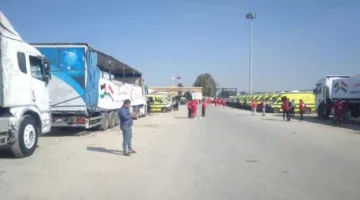 إسرائيل تعلن عن دخول أول شاحنات مساعدات إلى غزة بعد نحو ثلاثة أشهر