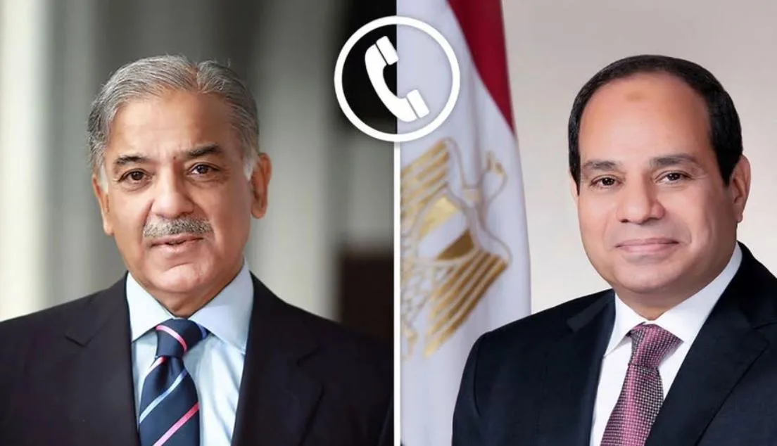 السيسي يجرى محادثة هاتفية مع رئيس وزراء باكستان لبحث التعاون الثنائي والمسائل الإقليمية. السيسي يجرى محادثة هاتفية مع رئيس وزراء باكستان لبحث التعاون الثنائي والمسائل الإقليمية.