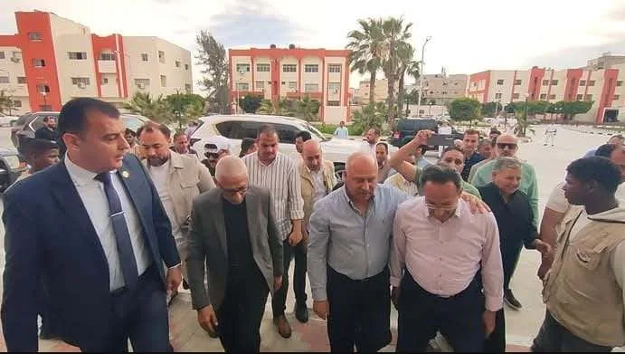 نائب رئيس مجلس الوزراء يدشّن مسجد الشهيد القصلي في مستشفى العريش نائب رئيس مجلس الوزراء يدشّن مسجد الشهيد القصلي في مستشفى العريش