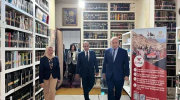 وزير الخارجية والهجرة يقوم بزيارة المركز الثقافي المصري في الرباط