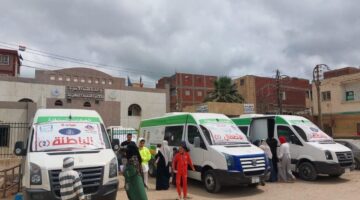 قافلة طبية شاملة في قرية المرابعين بدمياط تخدم أكثر من 1400 مواطن مجانا