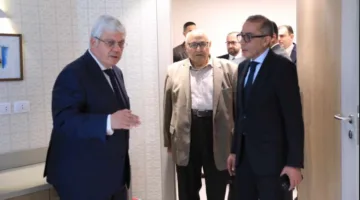 وزير التعليم العالي يزور مستشفى سعاد كفافي الجامعي