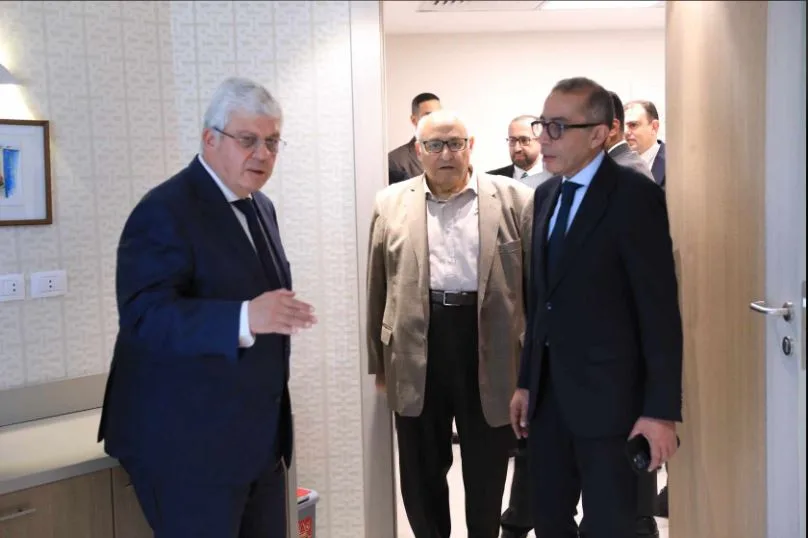 وزير التعليم العالي يزور مستشفى سعاد كفافي الجامعي وزير التعليم العالي يزور مستشفى سعاد كفافي الجامعي