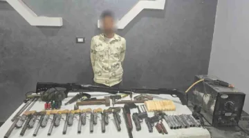 إلقاء القبض على شخص متورط في إدارة ورشة لتصنيع الأسلحة النارية بشكل غير قانوني في الدقهلية