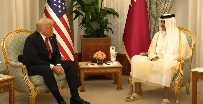 ترامب لأمير قطر: يمكننا التعاون بشكل مكثف لتحقيق السلام في المنطقة