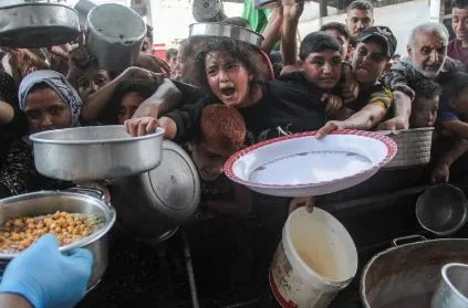 منظمات دولية: 2.1 مليون شخص في قطاع غزة يواجهون خطر المجاعة منظمات دولية: 2.1 مليون شخص في قطاع غزة يواجهون خطر المجاعة