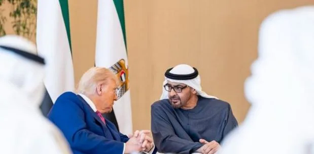 محمد بن زايد يطلق مبادرة إماراتية لاستثمار 1.4 تريليون دولار في الولايات المتحدة محمد بن زايد يطلق مبادرة إماراتية لاستثمار 1.4 تريليون دولار في الولايات المتحدة