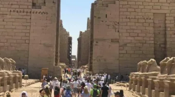 20 ألف زائر يتوافدون على معبد الكرنك في أسبوع واحد