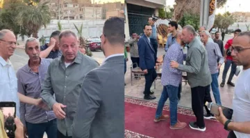 الكابتن محمود الخطيب يتلقى التعازي في وفاة شقيقته الكبرى بمدينة قنا