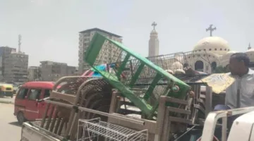 إزالة 226 انتهاكًا لإشغال الطريق وضبط مكبرات صوت خلال حملة في كفر الدوار
