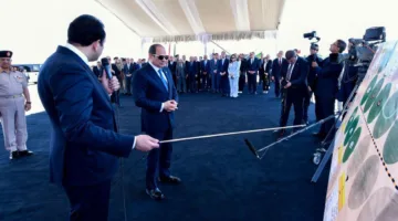 رئيس جامعة السادات: مشاركتنا في تدشين المرحلة الأولى من مدينة مستقبل مصر تعكس التزامنا بدعم التنمية المستدامة.