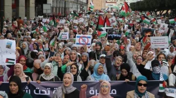 المغرب: 96 احتجاجًا في 66 مدينة تنديدًا بالاعتداء على غزة ورفضًا للتهجير