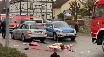 ألمانيا: حادث سيارة يؤدي لإصابة شخصين وإضرار بعدد من المركبات