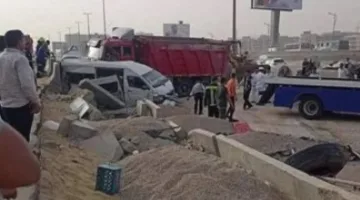 عمال وموظفون.. تقديم أسماء المصابين في حادث تصادم أتوبيس بسيارة في الإسكندرية