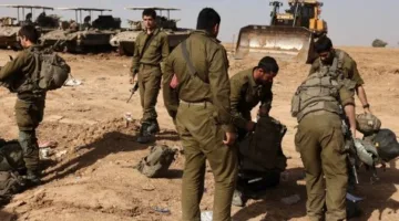 اشتباك حاد بين جنود الاحتلال الإسرائيلي في غزة