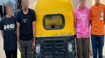 احتجاز سائق توكتوك و3 طلاب سمحوا لأنفسهم بالجلوس على سطح المركبة أثناء تحركها في البحيرة