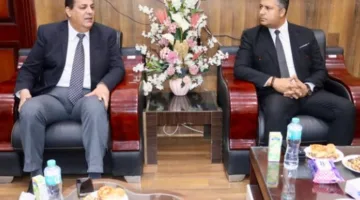 رئيس جامعة بني سويف التكنولوجية يبحث سبل التعاون مع وفد المجلس القومي لحقوق الإنسان