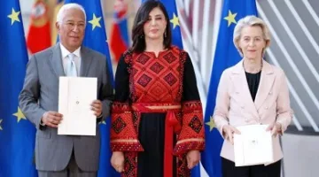 لأول مرة: سفيرة فلسطين تسلم رسالة تعيينها لرئيس المجلس الأوروبي ورئيسة المفوضية الأوروبية