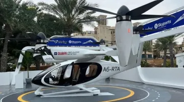 الإمارات تطلق التجربة الأولى لتاكسي جوي قبل نهاية عام 2025.