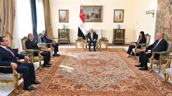 السيسي يناقش مع رئيس البنك الإفريقي للتنمية سبل تعزيز التعاون.