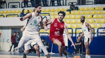 الأهلي يتغلب على الاتحاد في المباراة الثانية من سلسلة نهائي دوري السلة الممتاز.
