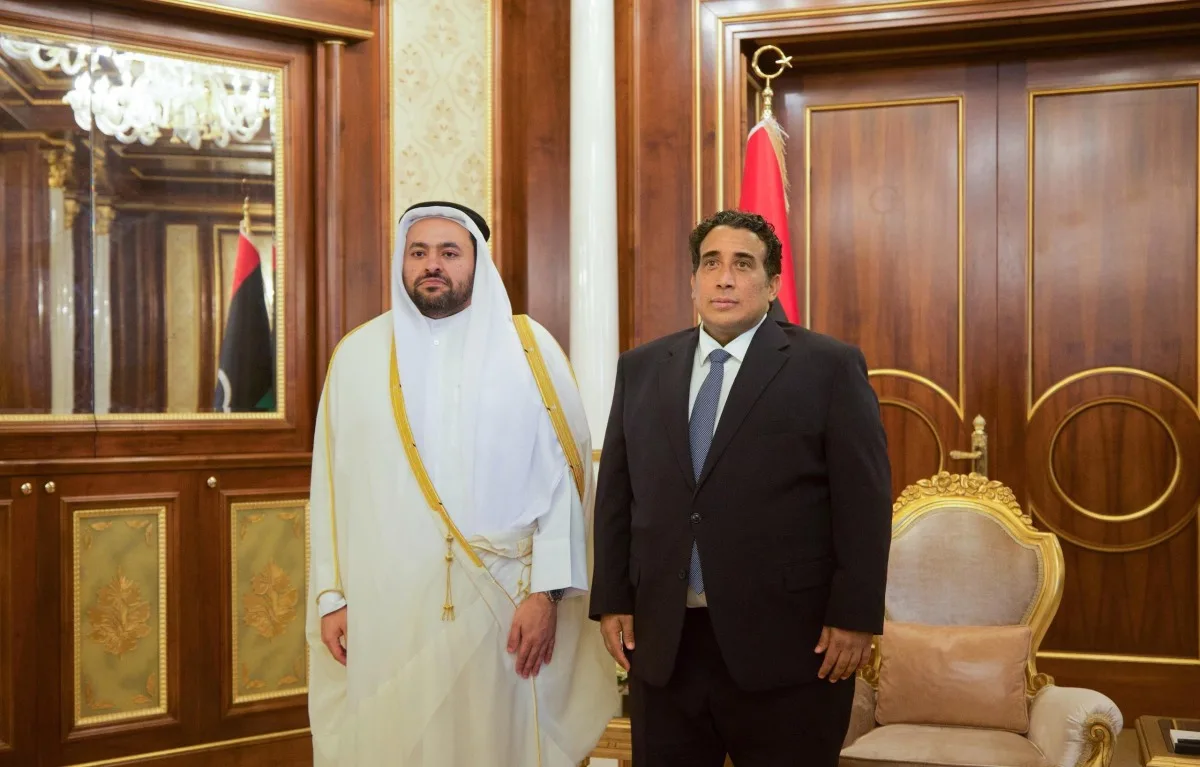  رئيس المجلس الرئاسي الليبي يستقبل وزير الدولة بوزارة الخارجية