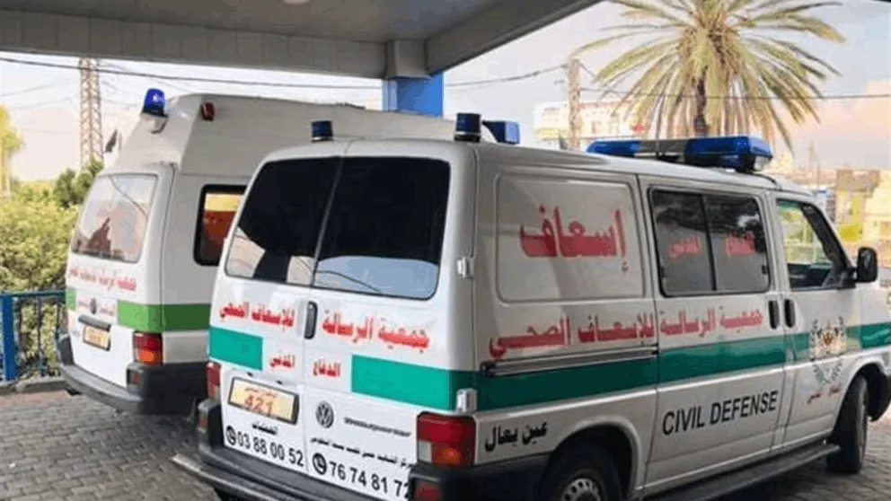 "الرسالة" عملت على سحب شهيدين و 4 جرحى عقب الغارات على النبطية