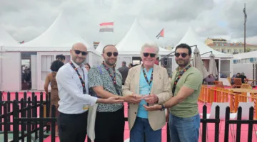 جناح مهرجان القاهرة السينمائي الدولي يحصل على جائزة أفضل جناح في سوق مهرجان كان السينمائي، متفوقاً على 150 دولة.